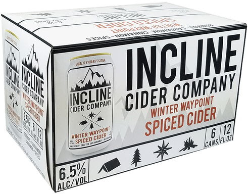 Incline Cider Company Winter Waypoint Spiced Cider Pack PNG Image