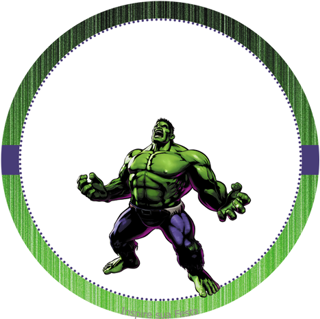 Incredible Hulk Circle Logo PNG Image