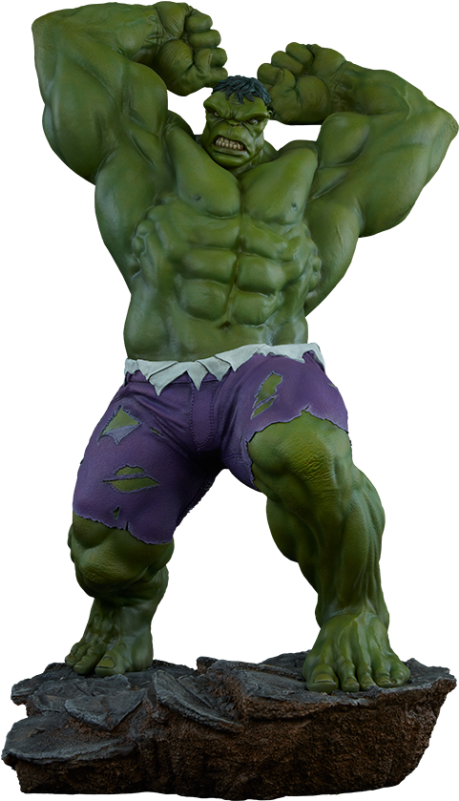 Incredible Hulk Figure Pose PNG Image