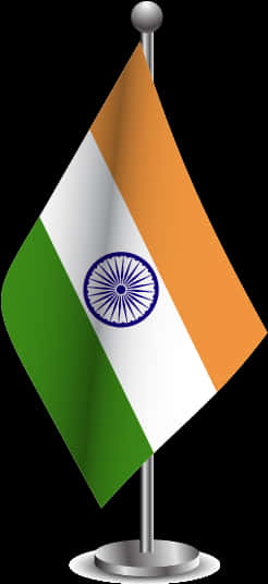 India Flag Desktop Display PNG Image