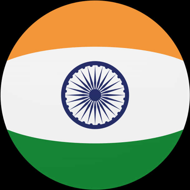 India_ Flag_ Graphic_ Representation PNG Image