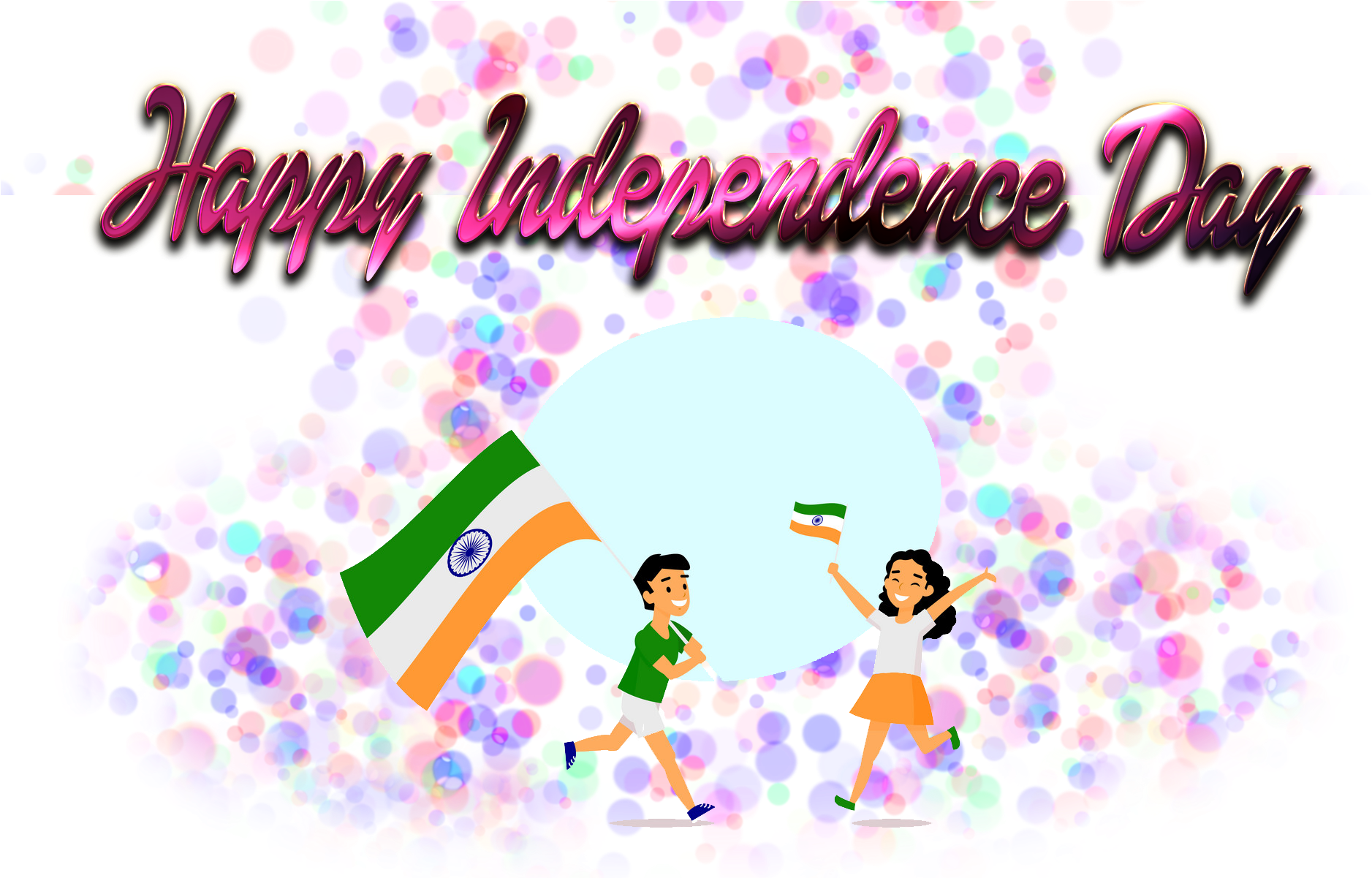 India Independence Day Celebration PNG Image