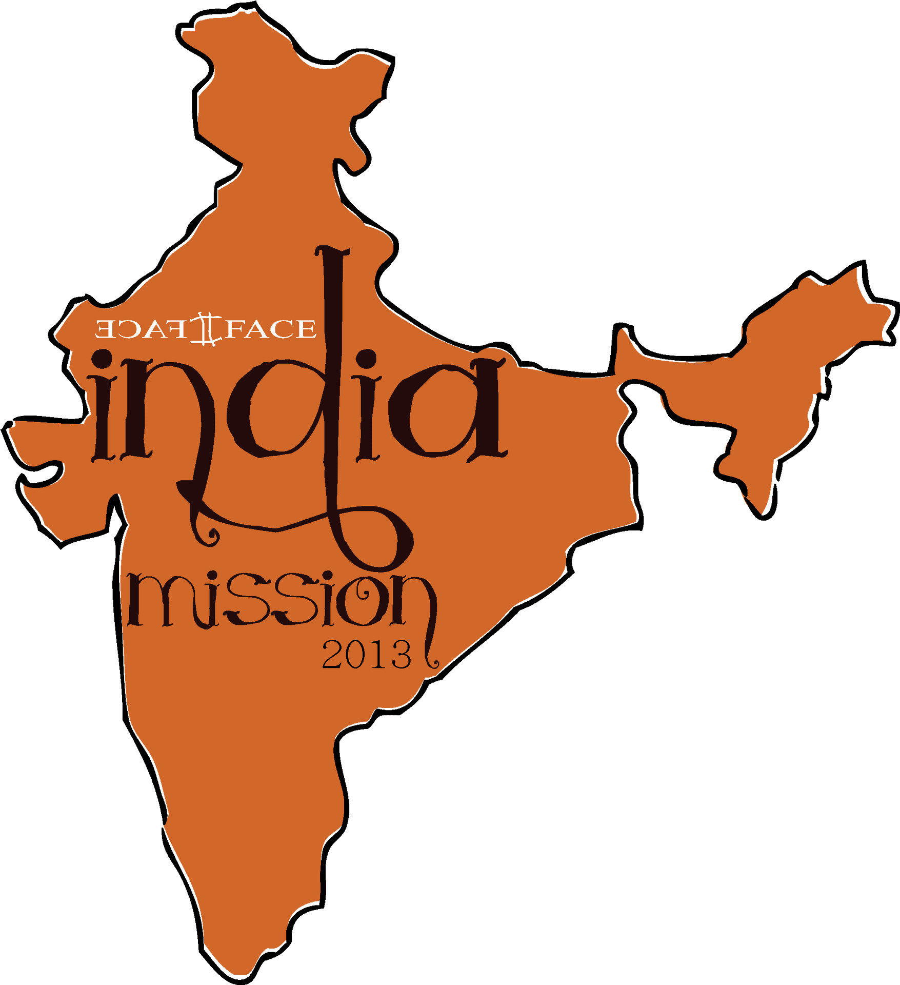 India Map Mission2013 Graphic PNG Image