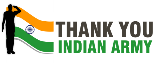 Indian Army Appreciation Banner PNG Image