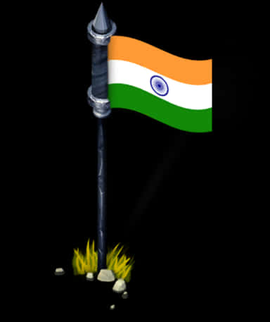 Indian Flagon Spear PNG Image