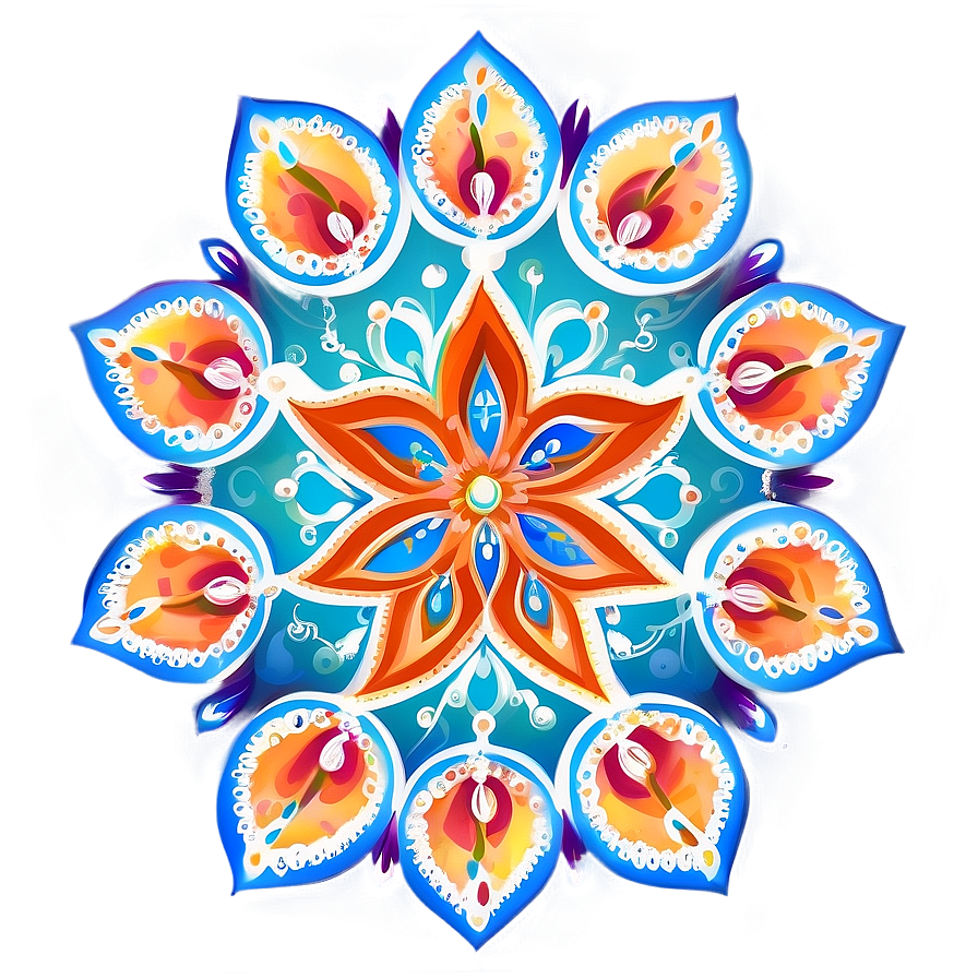 Indian Rangoli Patterns Png 06112024 PNG Image