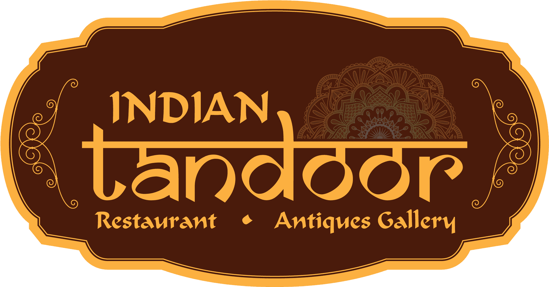 Indian Tandoor Restaurant Antiques Gallery Logo PNG Image