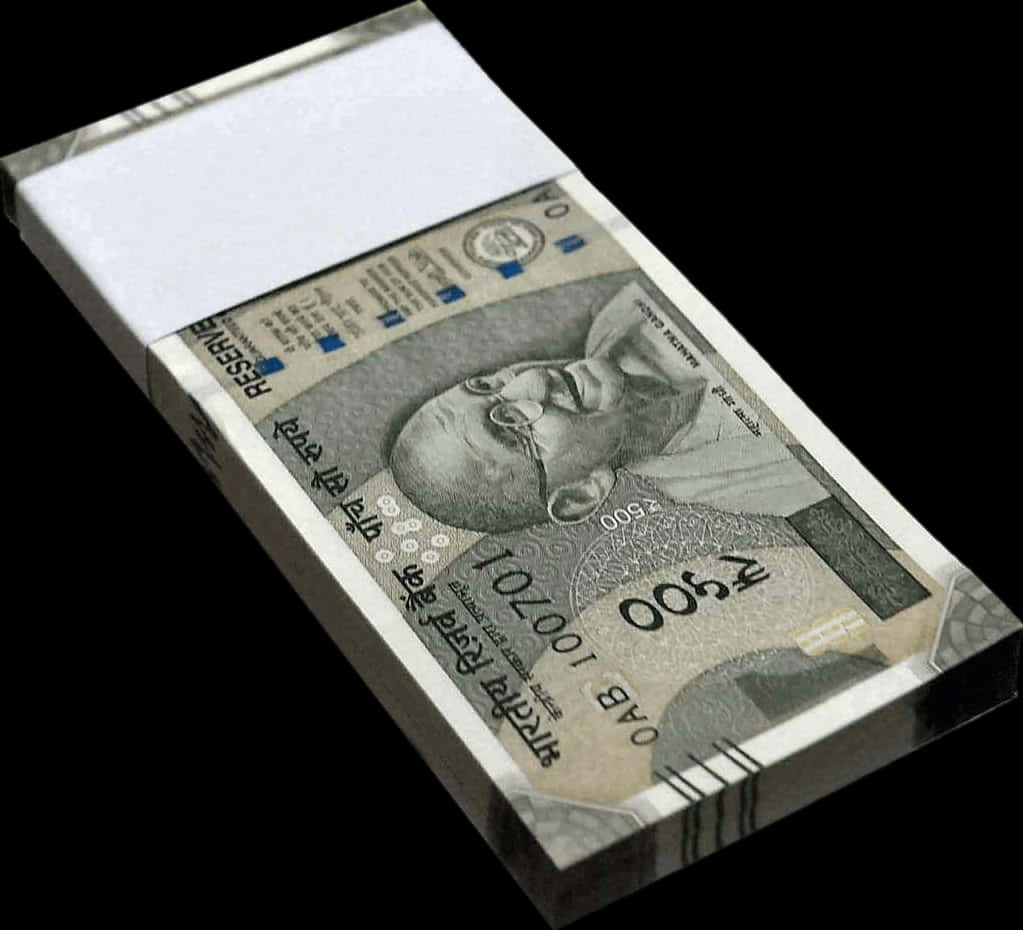 Indian500 Rupee Note PNG Image