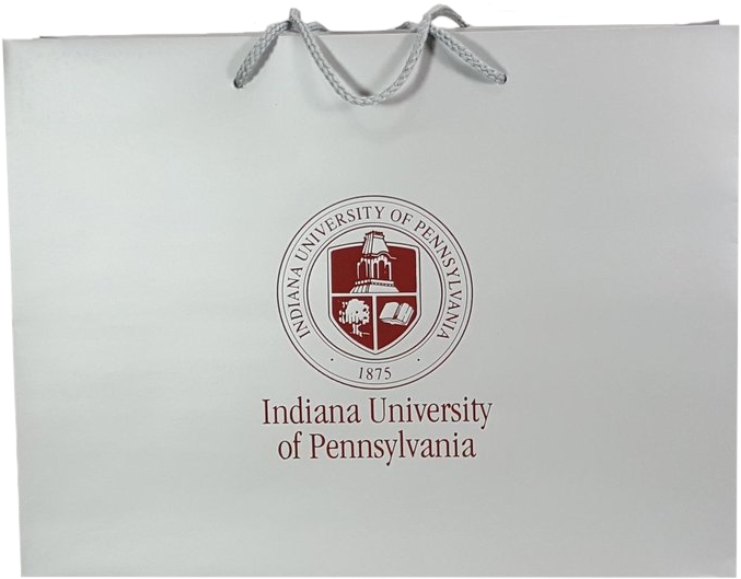 Indiana Universityof Pennsylvania Shopping Bag PNG Image