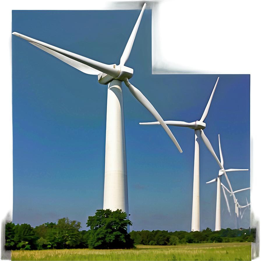 Indiana Wind Farm Png 06122024 PNG Image