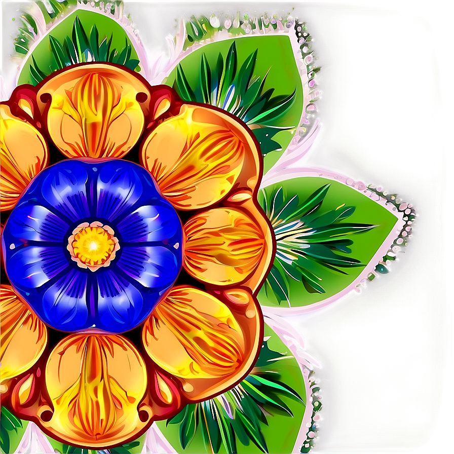 Indie Flower Mandala Design Png 79 PNG Image