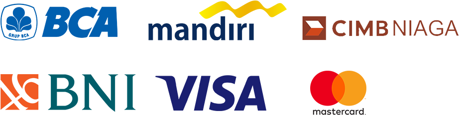 Indonesian Banksand Card Network Logos PNG Image