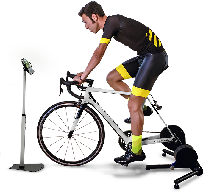 Indoor Cycling Training Session PNG Image