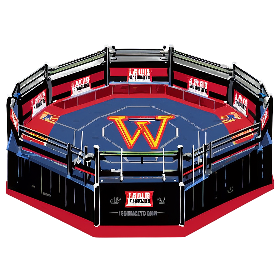 Indoor Wrestling Ring Scheme Png Xqp46 PNG Image