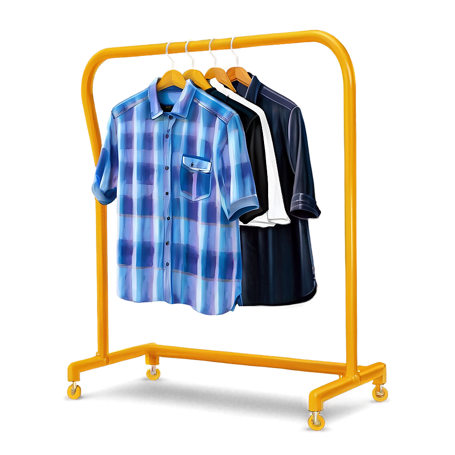 Industrial Clothes Rack Png Rcc PNG Image