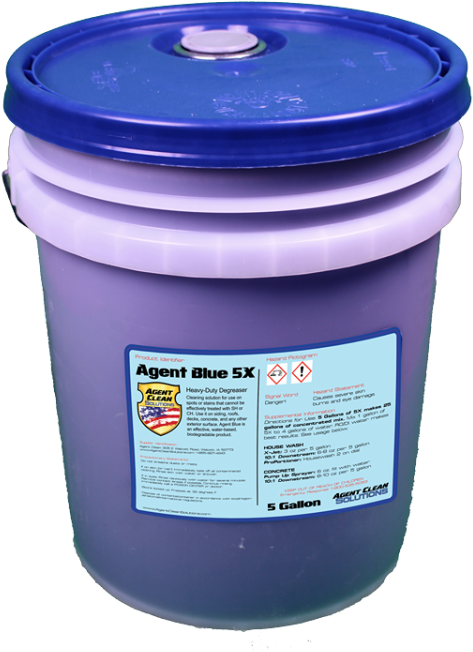 Industrial Degreaser Plastic Bucket PNG Image