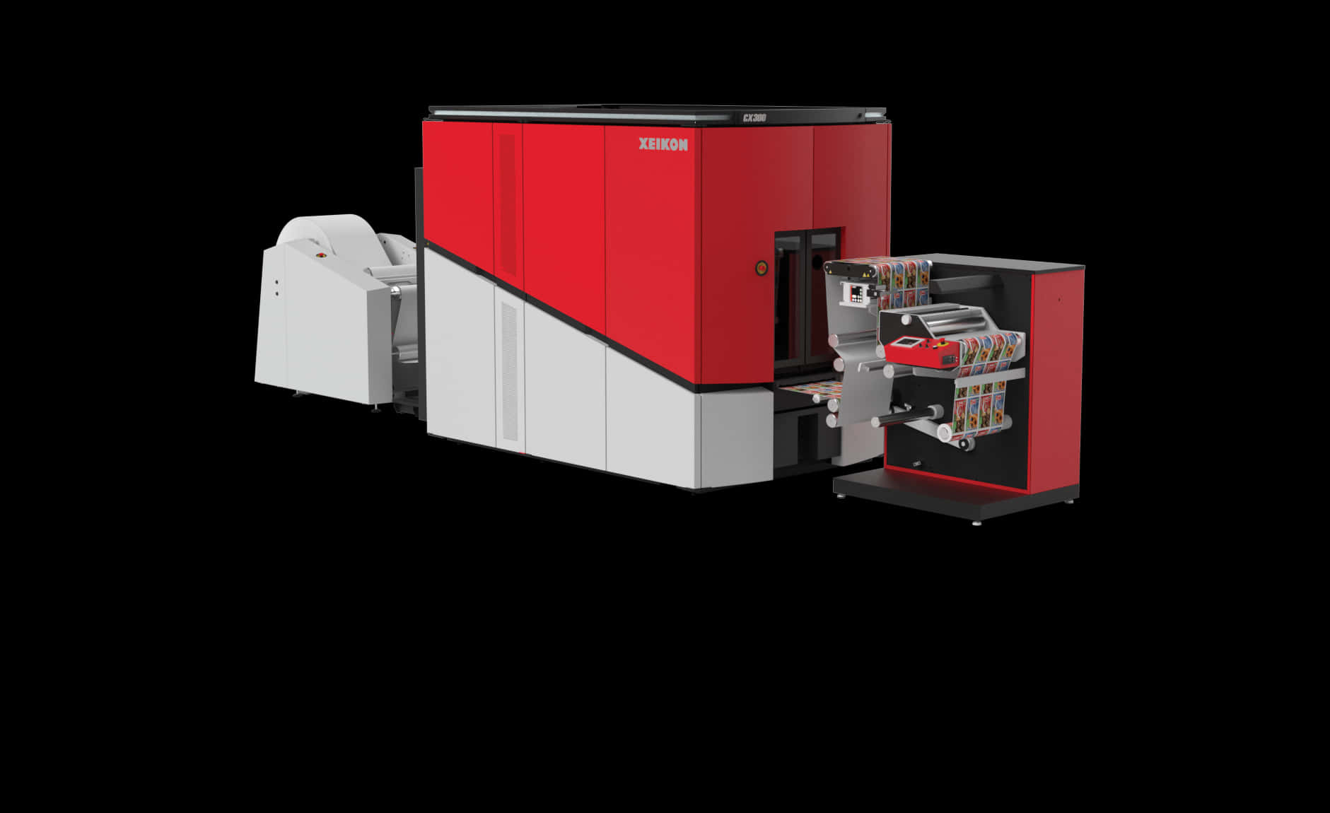 Industrial Digital Printing Machine PNG Image