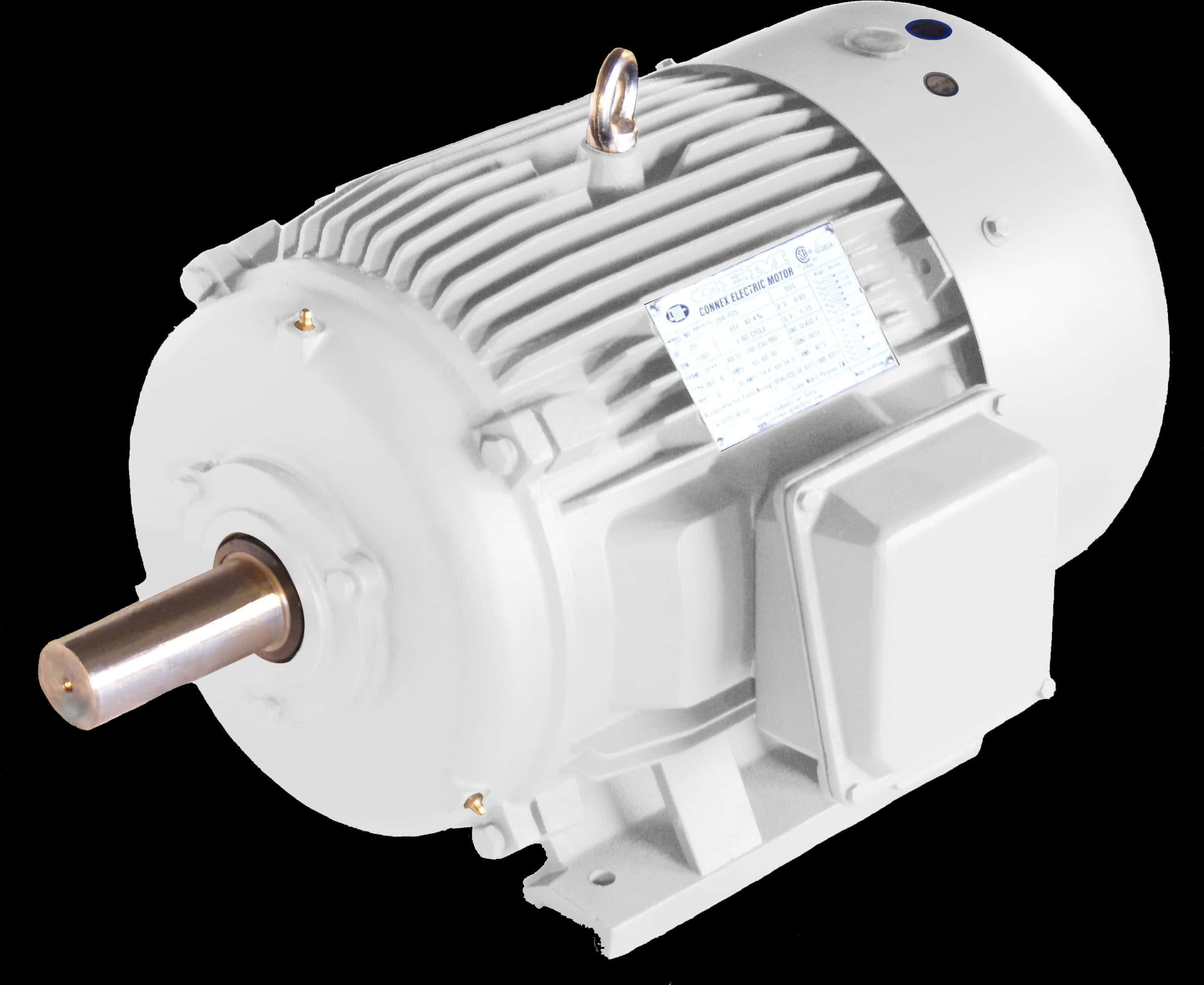 Industrial Electric Motor PNG Image