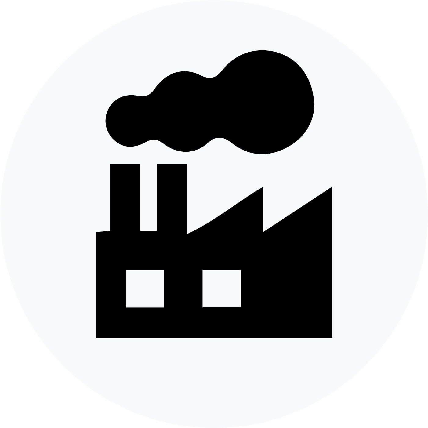 Industrial Factory Icon PNG Image