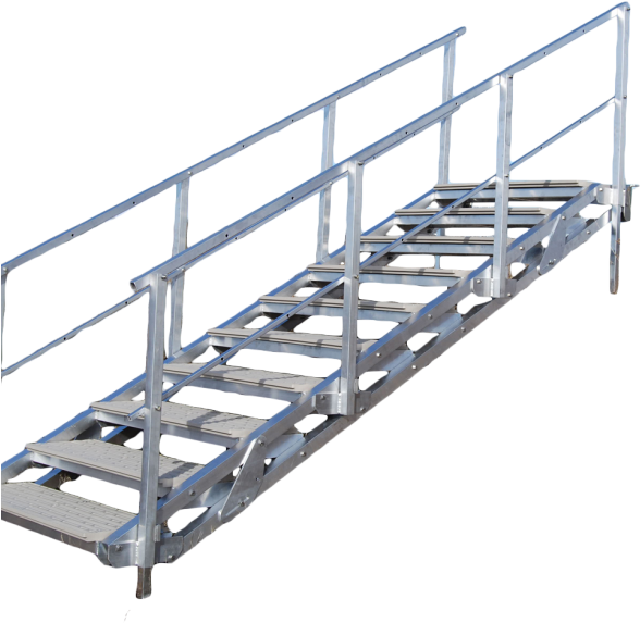 Industrial Metal Staircase.png PNG Image