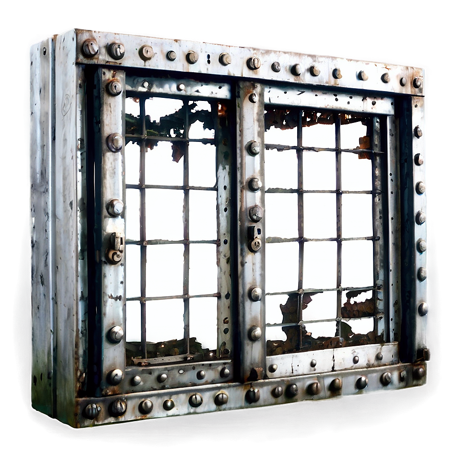 Industrial Metal Window Png 05042024 PNG Image