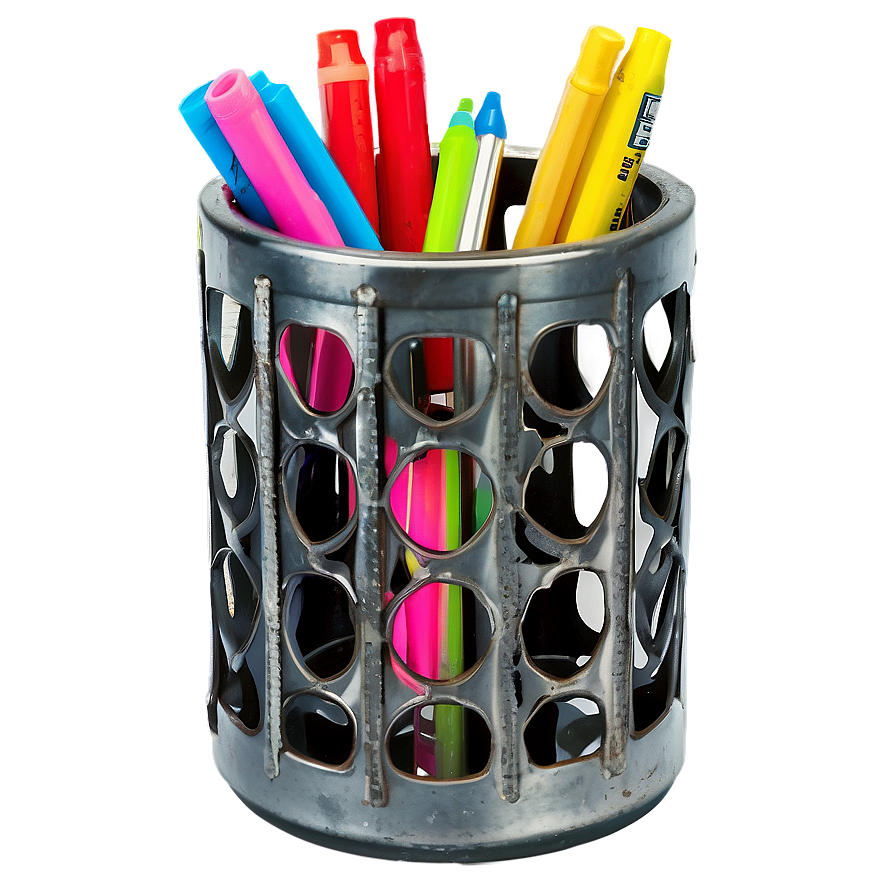 Industrial Pencil Holder Png 06282024 PNG Image