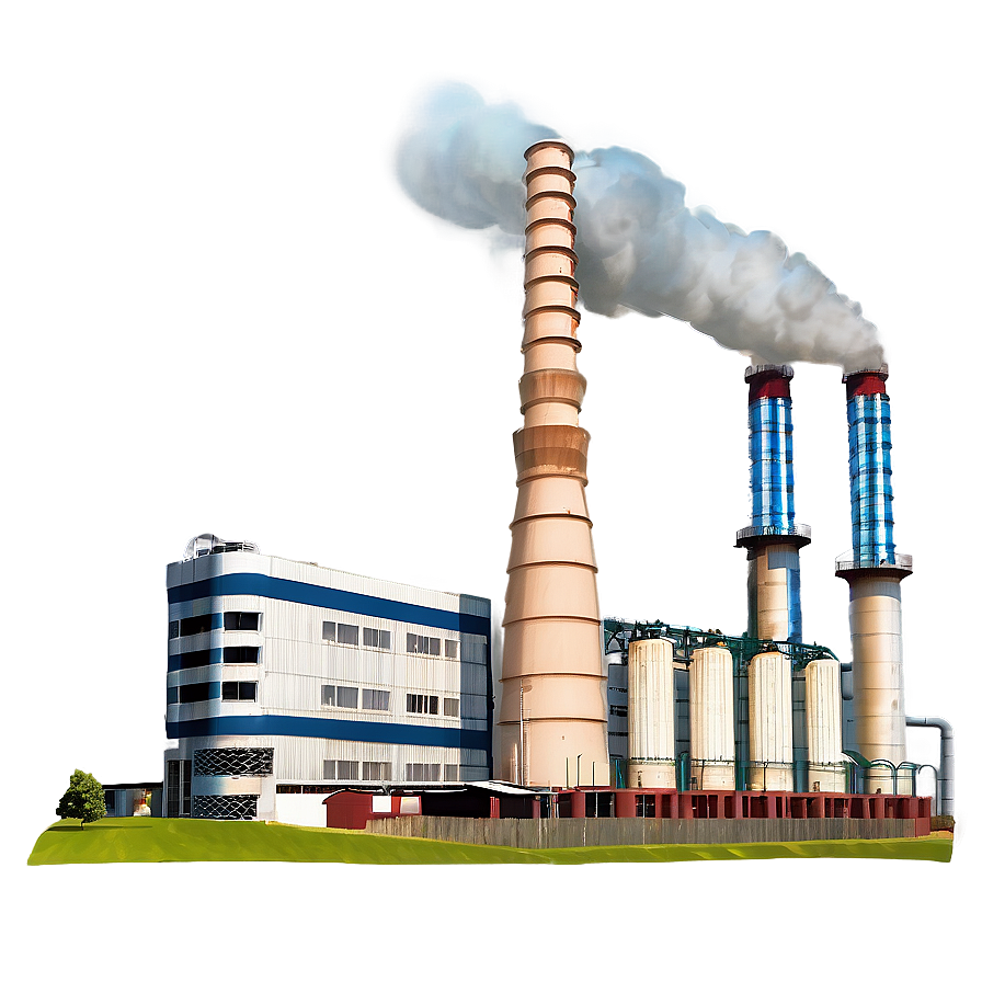 Industrial Power Plant Building Png 05232024 PNG Image