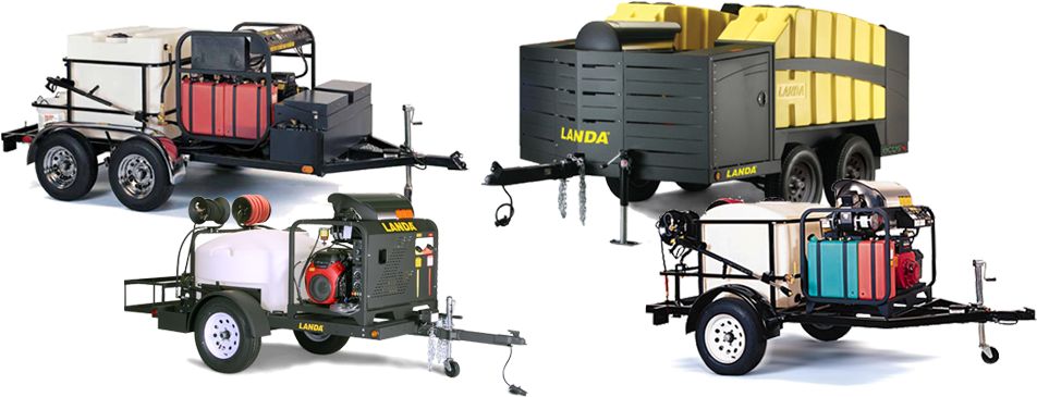 Industrial Pressure Washers Collection PNG Image