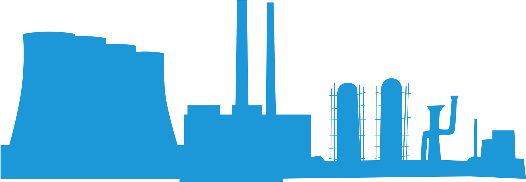 Industrial Silhouette Vector PNG Image