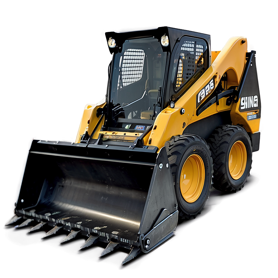 Industrial Skid Steer Vehicle Png 06292024 PNG Image