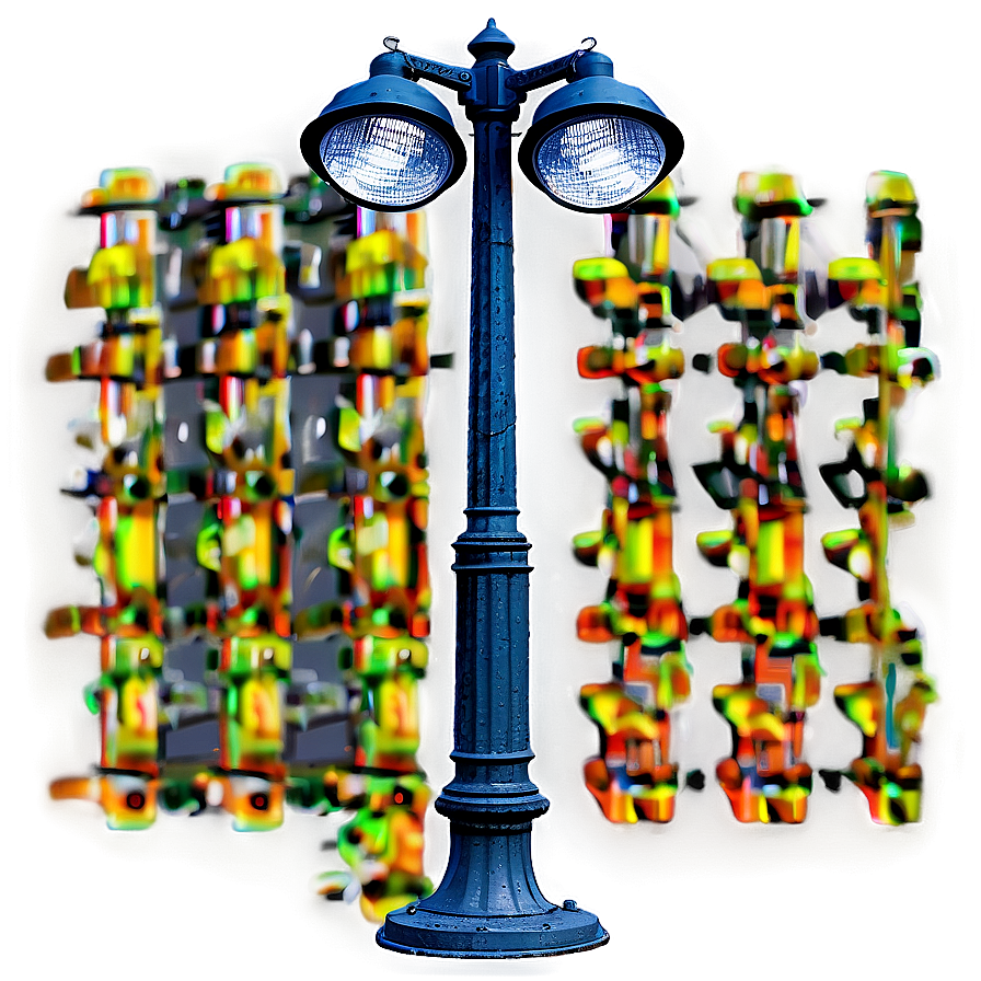 Industrial Steel Light Post Png 7 PNG Image