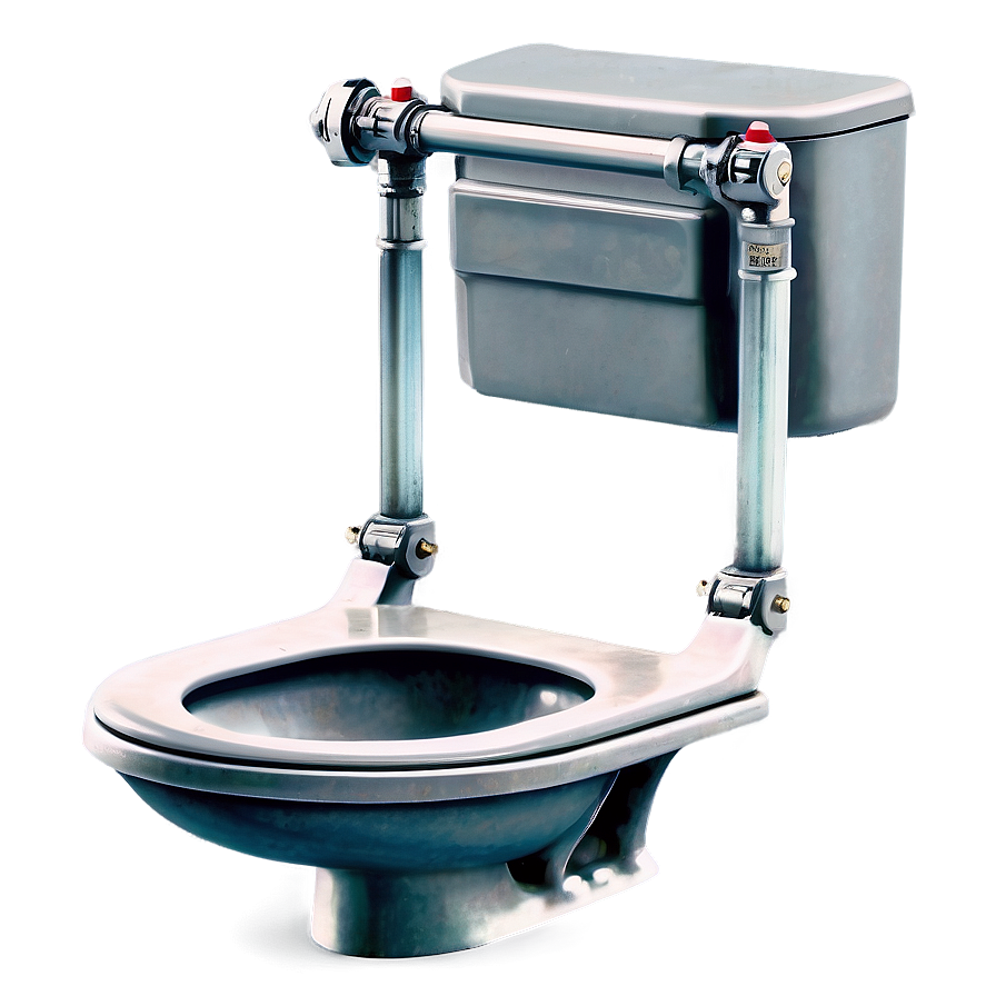 Industrial Steel Toilet Png Upi56 PNG Image