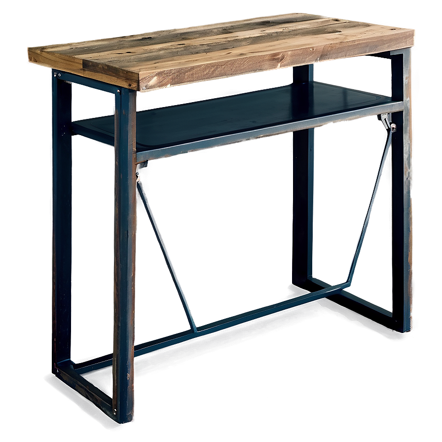 Industrial Style Office Table Png Yin73 PNG Image