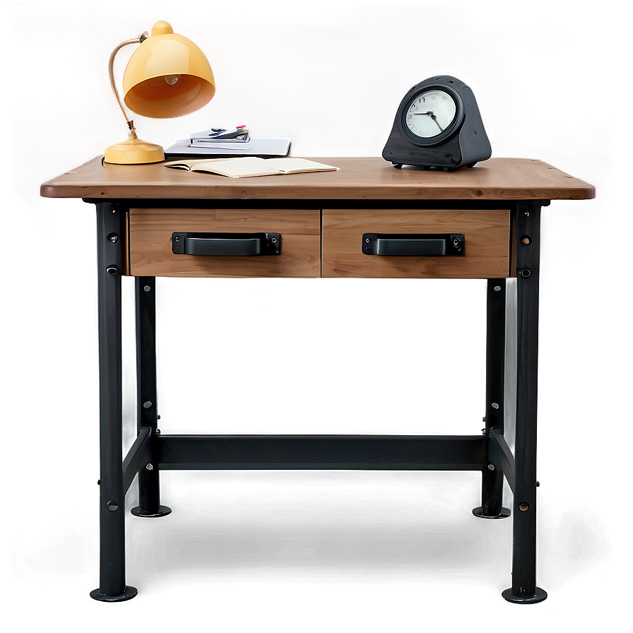 Industrial Style Student Desk Png Gpj98 PNG Image