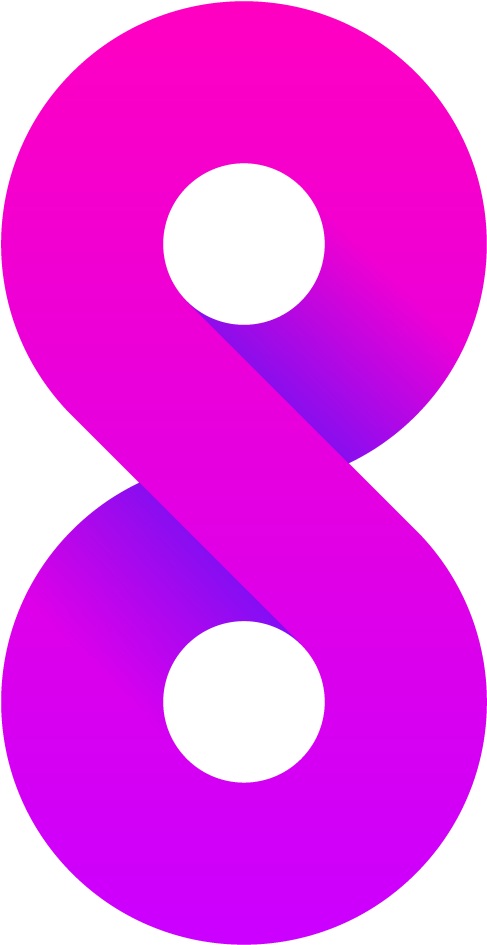 Infiniti Logo Pink Gradient PNG Image