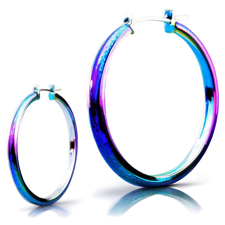 Infinity Hoop Earring Png 06132024 PNG Image