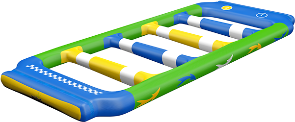 Inflatable Pool Hurdle Obstacle PNG Image