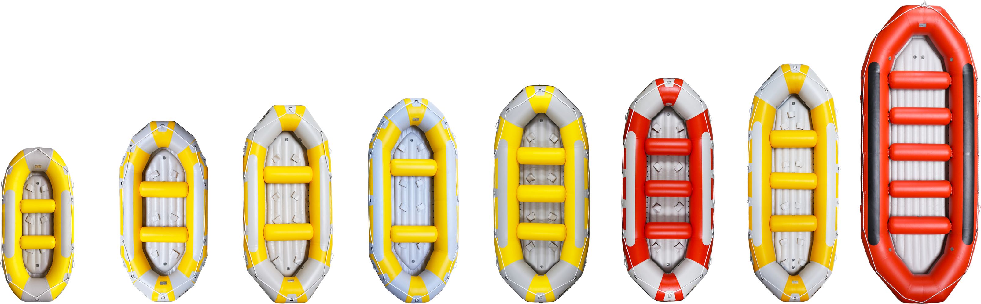 Inflatable Raft Selection PNG Image