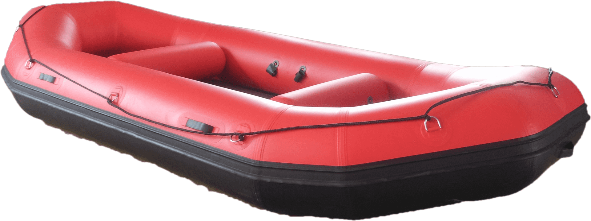 Inflatable Red Raft Isolated PNG Image