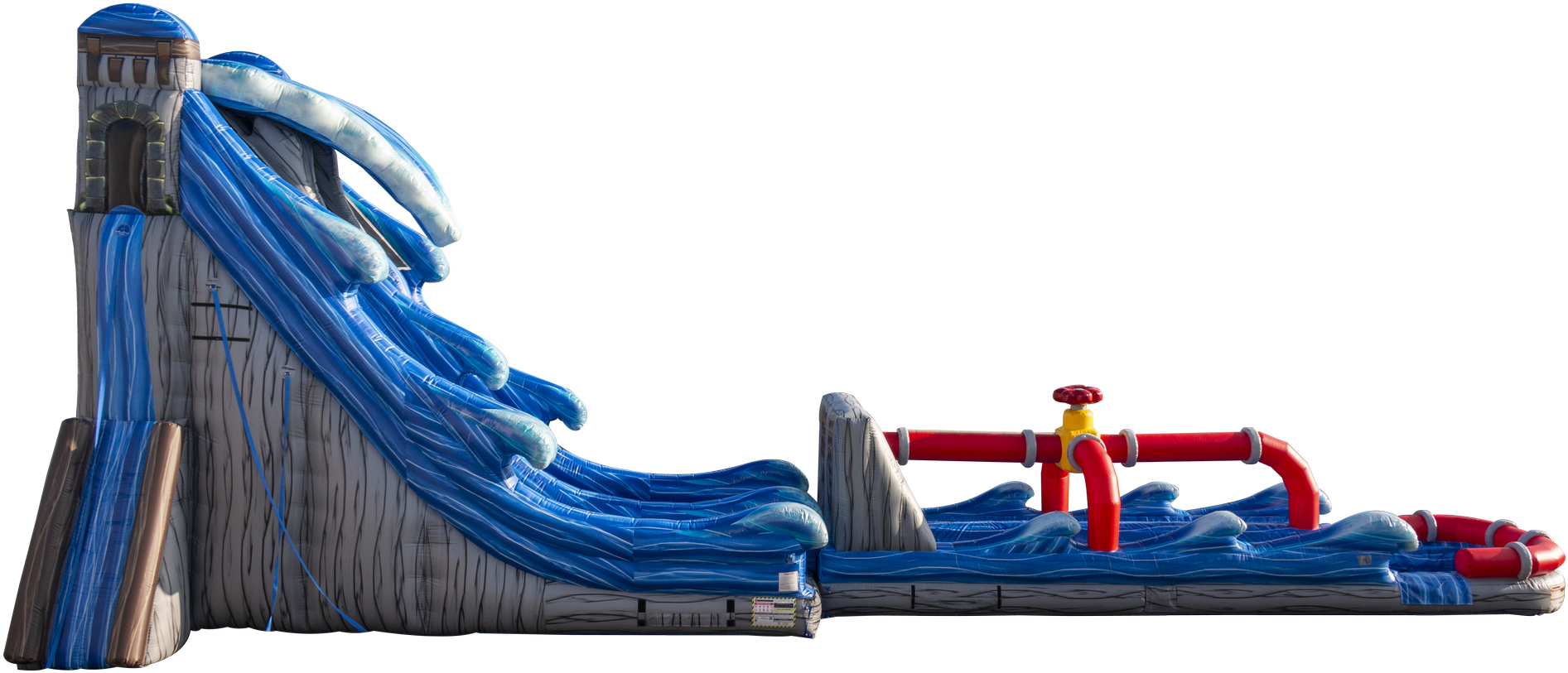 Inflatable Water Slide Playground PNG Image