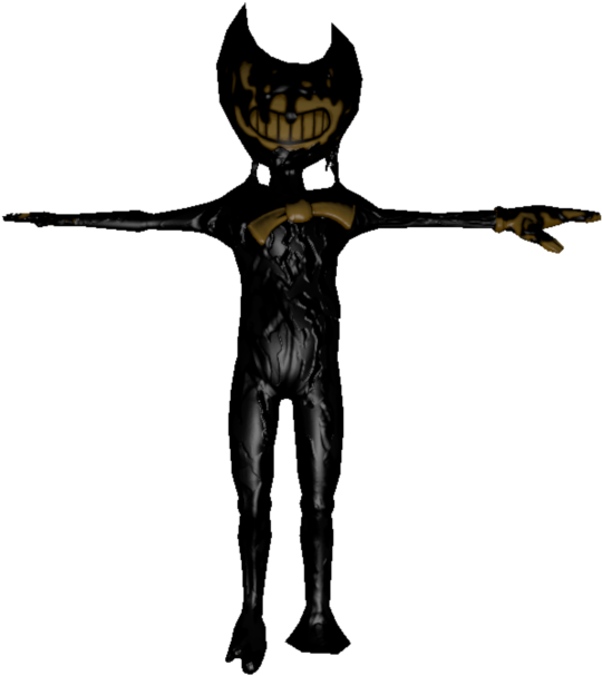 Ink Demon Bendy Standing PNG Image