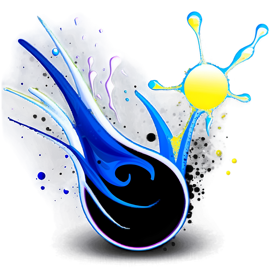 Ink Paint Splatter Png Qxj PNG Image