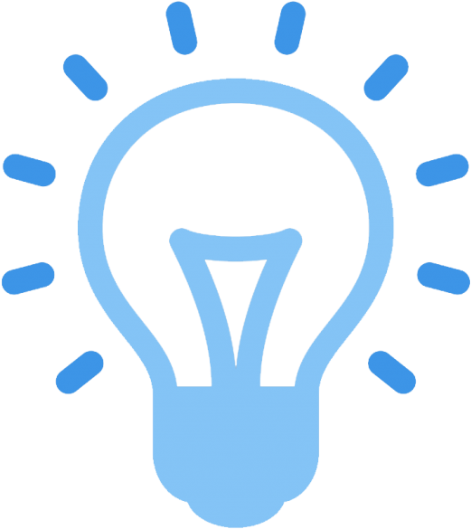 Innovation Lightbulb Graphic PNG Image