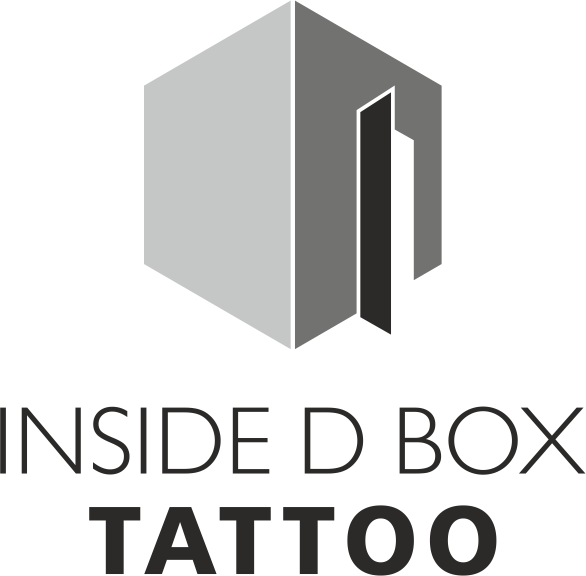 Inside Box Tattoo Logo Design PNG Image