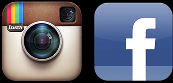 Instagram_and_ Facebook_ Logos PNG Image