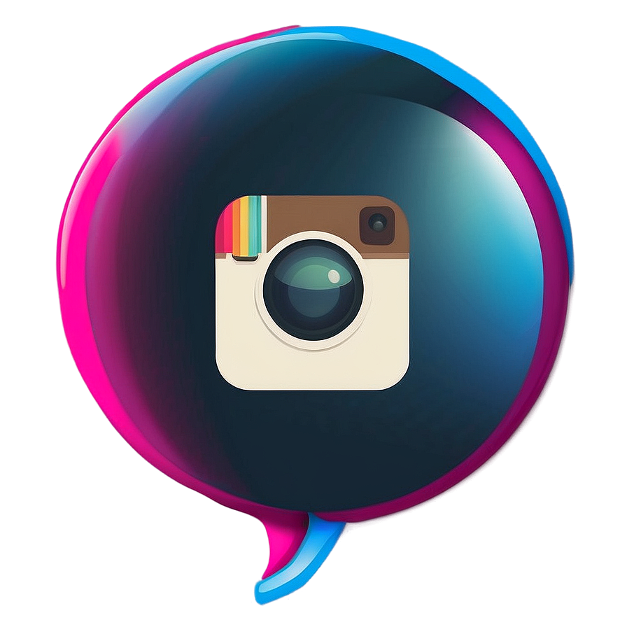 Instagram Comment Bubble Icon Png Lon PNG Image