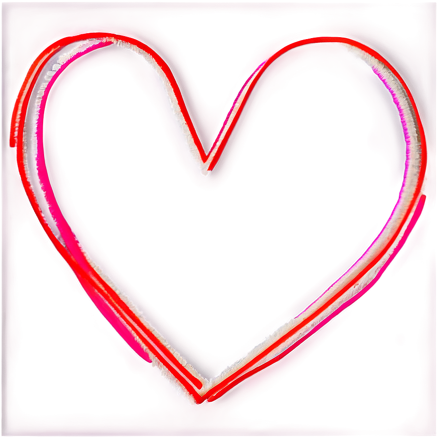 Instagram Heart Doodle Png 06212024 PNG Image