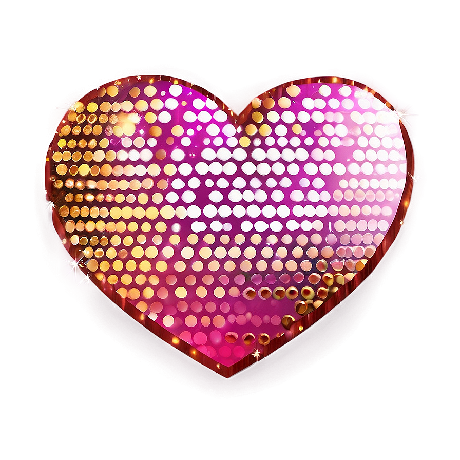 Instagram Heart Glitter Png Ubu PNG Image