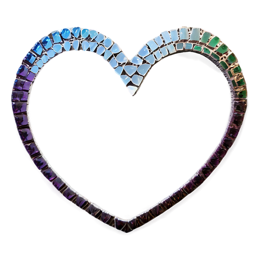 Instagram Heart Mosaic Png Rtb PNG Image