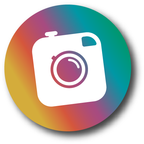 Instagram Icon Gradient Background PNG Image